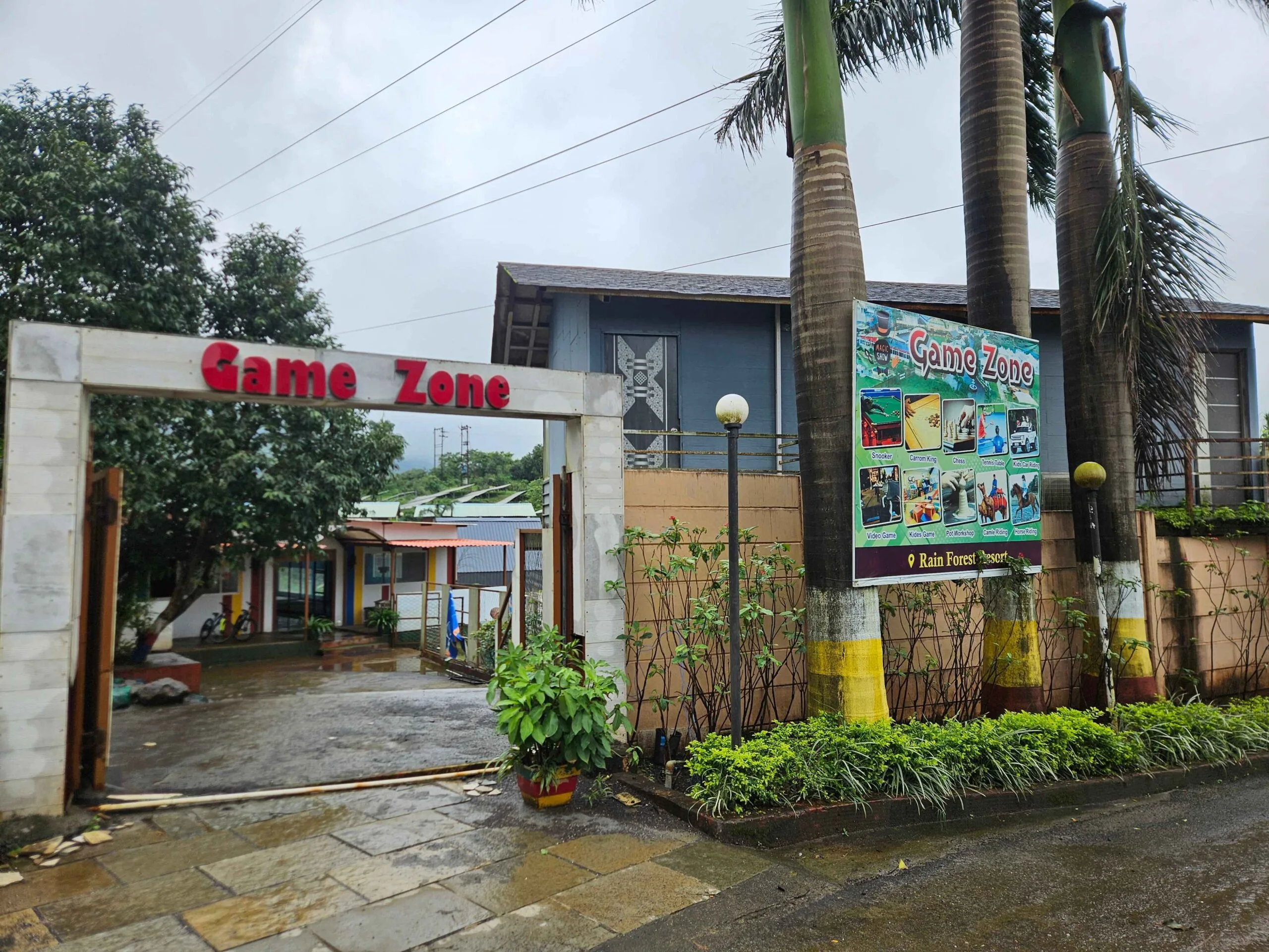 Guests enjoying outdoor activities in a lush, green setting, perfect for adventure and relaxation.