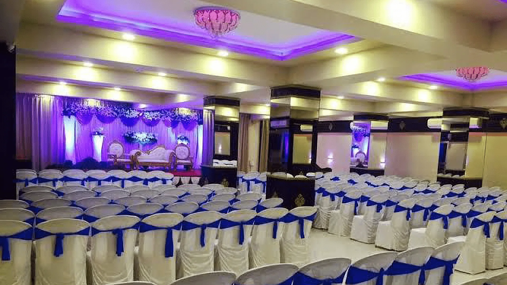 Crystal Banquets at Rainforest Igatpuri, offering an elegant indoor venue for events and functions.