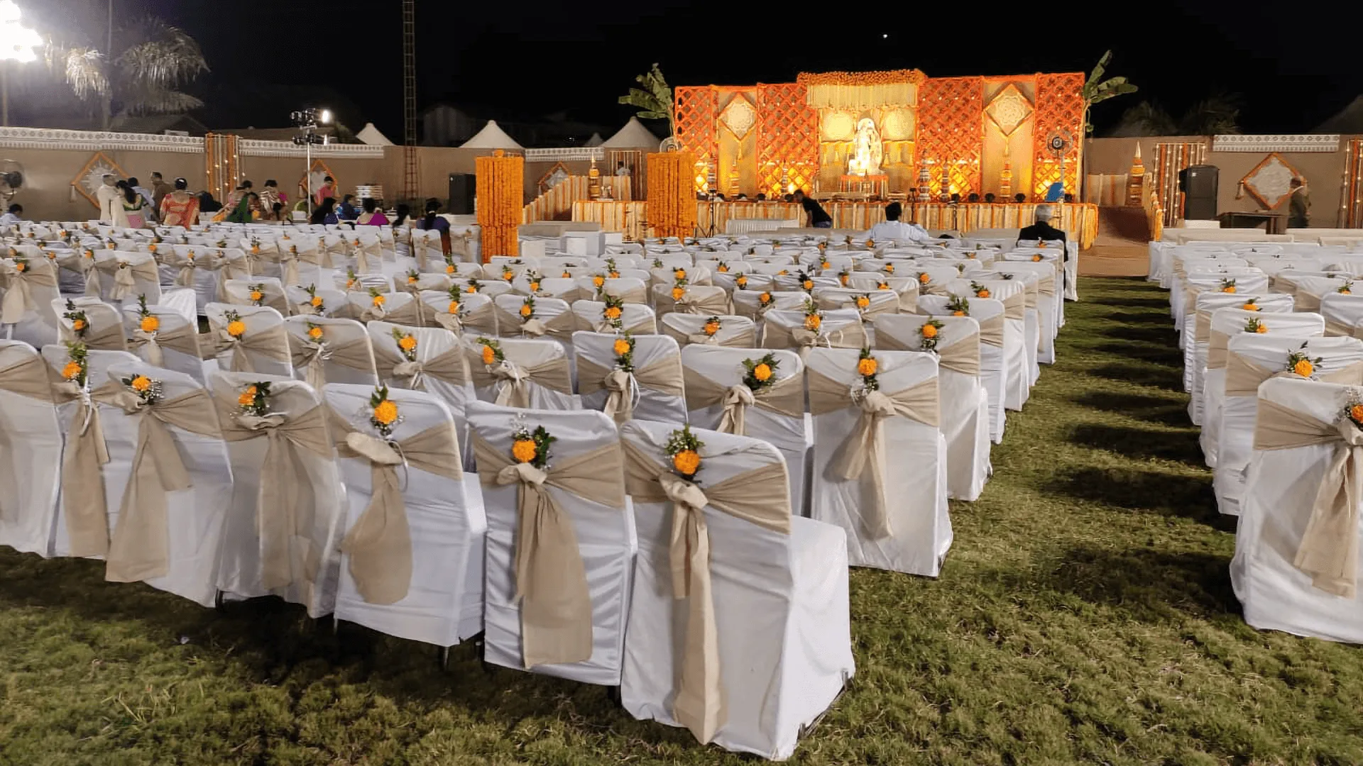 Charming Queen's Lawn at Rainforest Igatpuri, ideal for intimate outdoor gatherings.